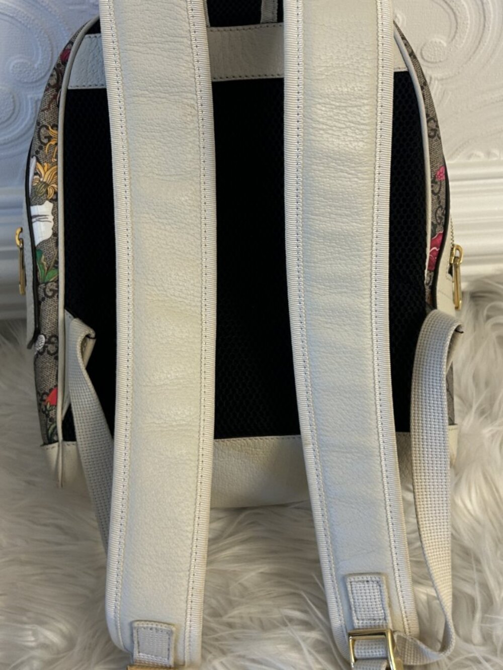 GUCCI Ophidia GG Supreme Flora Backpack - Picture 12 of 15